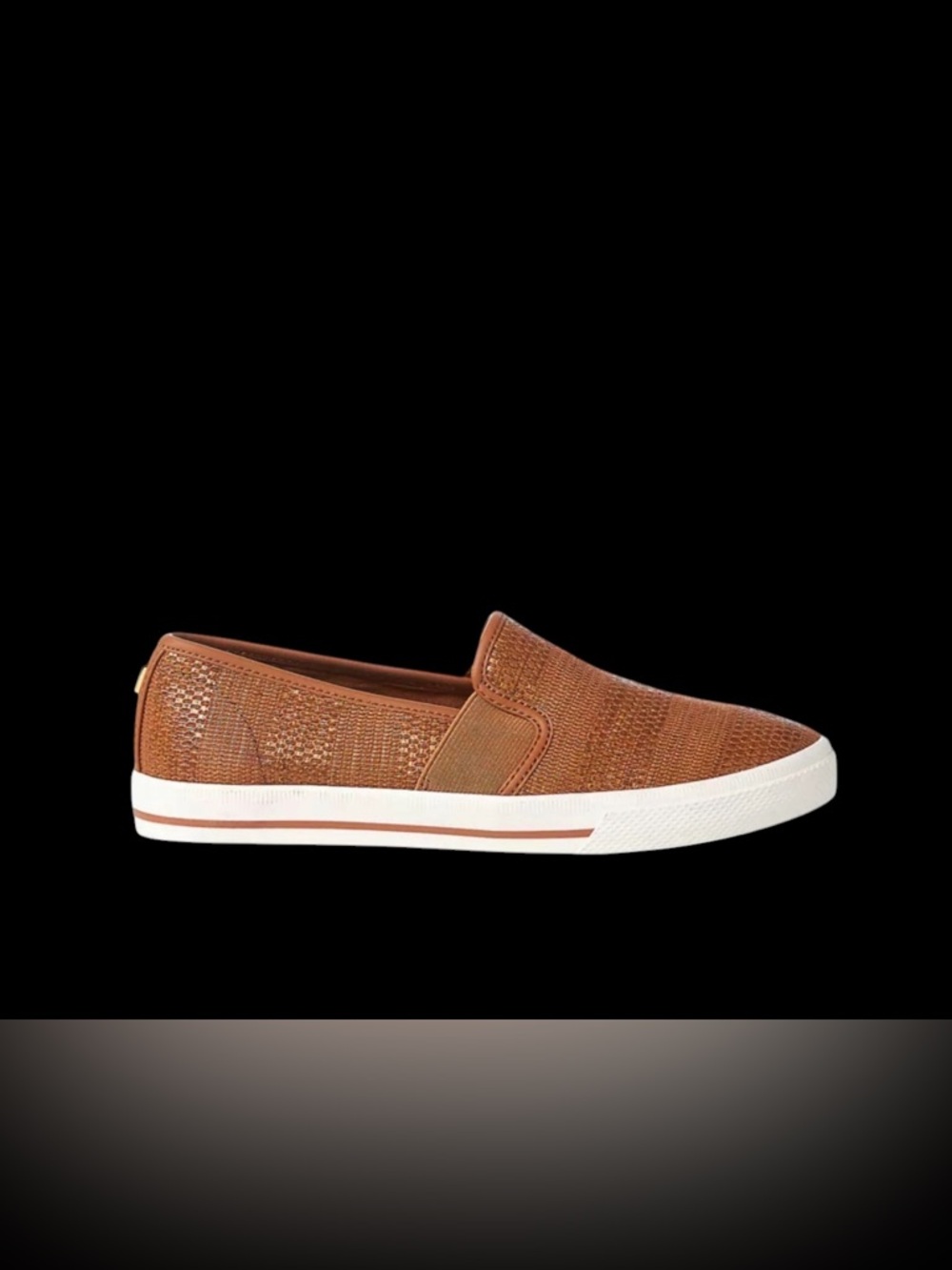 Lauren Ralph Lauren Jinny Slip On Sneakers Tan 8.5 EUC